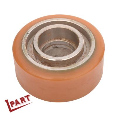 China Forklift Polyurethane Industrial Wheels Pu Coated Wheels OD 125mm for sale