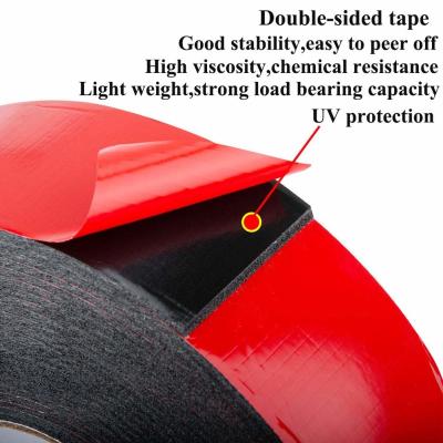China Heavy Duty Waterproof Mounting Tape Double Sided Adhesive PE Acrylic Foam Tape for sale