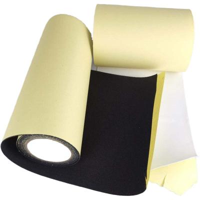 China Self Adhesive EVA Foam Tape Shock Absorbing Anti Collision Double Sided Black Foam for sale