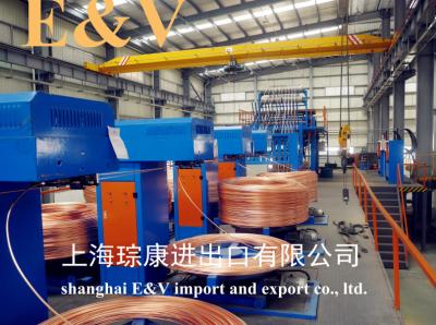China Continuous Casting Machine For Less Than 10ppm Copper Rod, 8mm~30mm Cable And Wire for sale