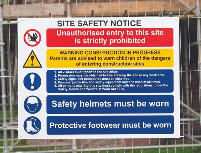 Custom Durable PP Site Sign