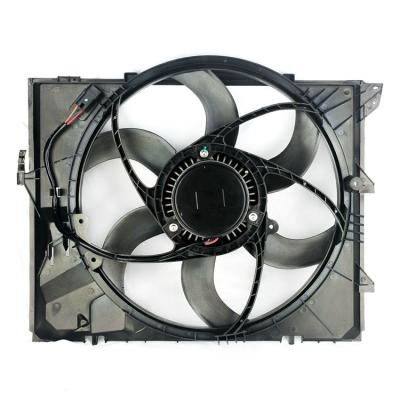 China BMW 3 Series 2005-2012 E90 / E91 17427523259 17117590699 400W Radiator Condenser Cooling Fan Assembly for sale