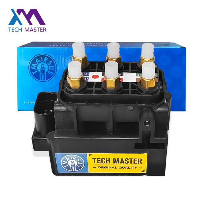 Technical view of air suspension solenoid valve block