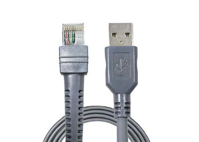 China 7ft CBA-U01-S07ZAR 2M Gray Symbol LS2208 Barcode scanner usb data cable for sale