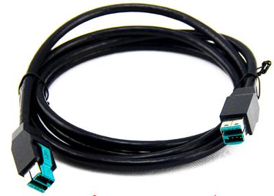 China POS Systerm USB Power Cable 6.8MM OD 12V Powered USB Host Side Cable End Plug for sale