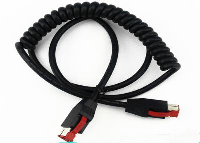 China IBM POS System 24v USB Cable 3M Coiled Length 5.0 MM OD Plug - N - Play for sale