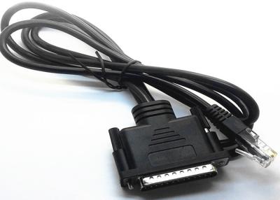 China Modem Console Parallel Printer Cable 28AWG Al Foil Wire Gauge RJ45 8P8C Plug for sale
