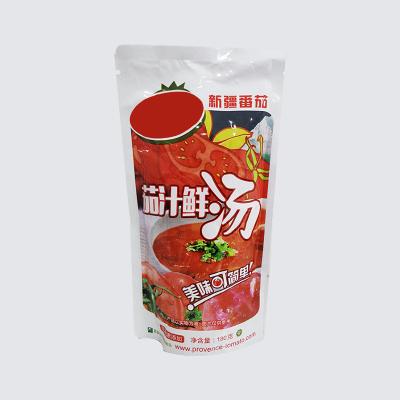 China 60g 70g Bolso de salsa de tomate zumo de sopa de tomate bolso de ketchup en línea en venta