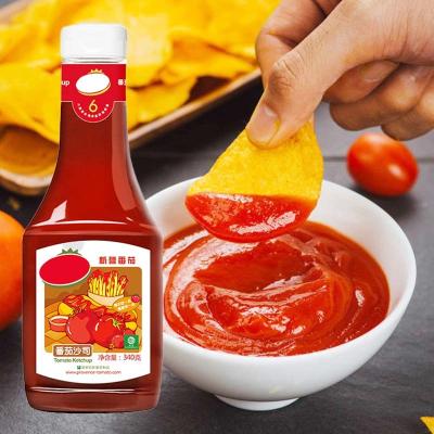 China Storage Method Bottling Tomato Sauce with Original Flavor and Fat 0g Nutrition Facts en venta