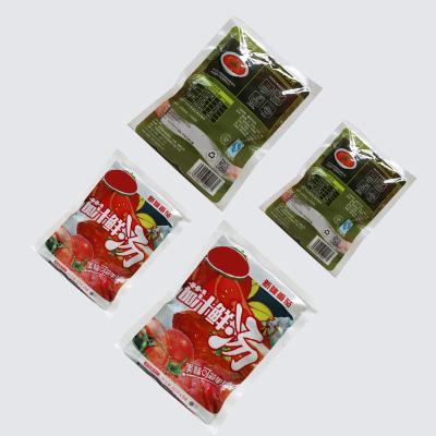 Китай 459 килоджаулей энергии Гибкий пакет помидорный соус с 17,3 г углеводов продается