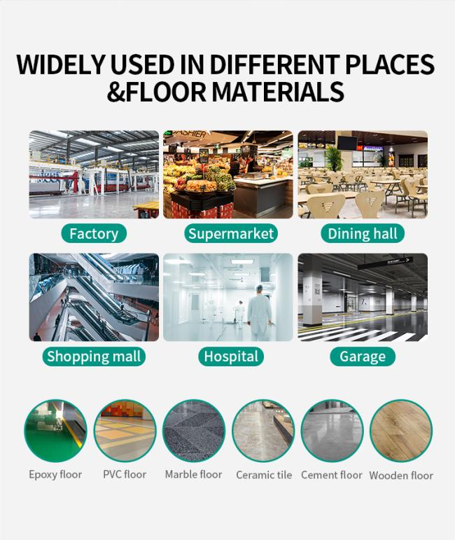 Floor Cleaning Scrubbing Machine Battery Powered Commercial Floor Scrubber Single Disc Floor Scrubber