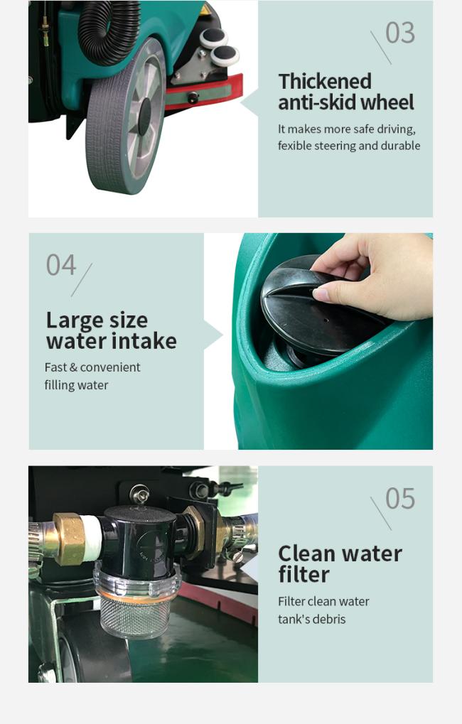 Floor Cleaning Scrubbing Machine Battery Powered Commercial Floor Scrubber Single Disc Floor Scrubber