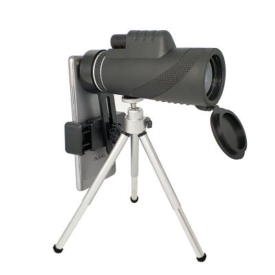 China Day And Low Night Vision 40x60 Monocular Telescope With Smartphone Holder Tripod for sale