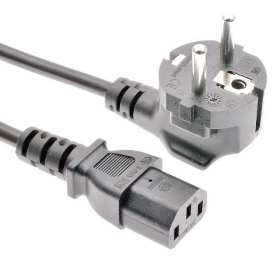 China Black America Power Cord 1.5M 3 Pin Computer Laptop Power Cord Cable for sale