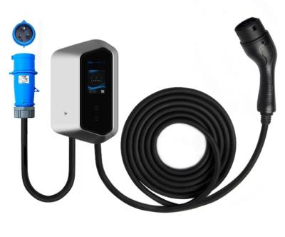 China 7KW 11KW 22KW Smart APP Control EV Charger 16A 32A GBT Wallbox Charging Station for sale