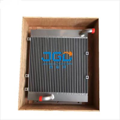 China Refrigerador de óleo de alumínio do motor de Radiator HD512 da máquina escavadora do permutador de calor da aleta da placa à venda