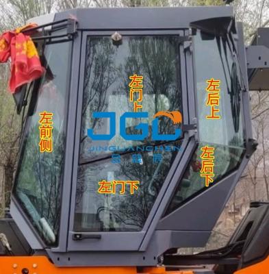 China Road Roller HD110 130 138 Front Windshield Side Windshield Rear Windshield Tempered Glass for sale