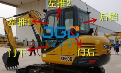China XE60D Excavator Front And Rear Doors And Windows Left And Right Windshield Replacement Parts for sale