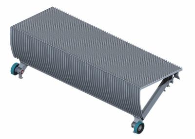 China Waterproofing Protection Escalator Aluminum Step Type 800 Escalator Gray Pallet for sale