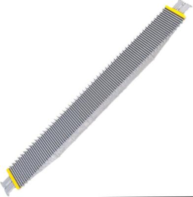 China CNAS Grey  Aluminum Pallet Escalator Step Spare Part Escalator With Demarcation Line for sale