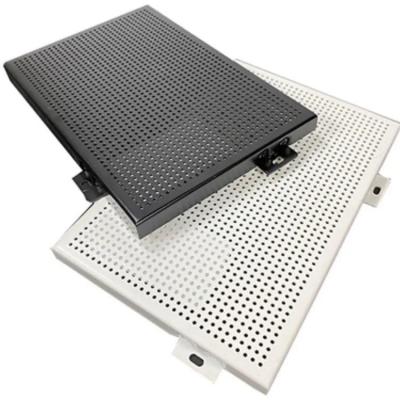 China Architectural Perforated Metal Panels Round Hole Aluminum Perforated Sheet for sale