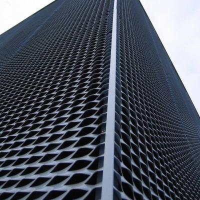 China Anodized Expanded Aluminum Panels Wall Cladding Rainscreen Metal Panels for sale
