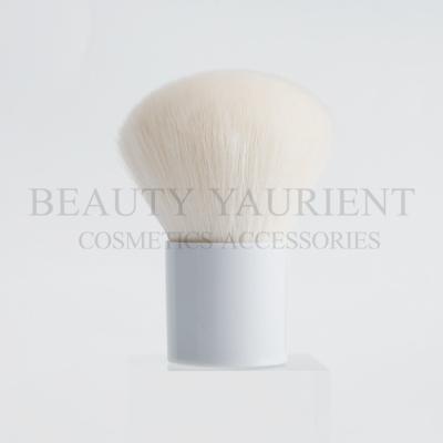 China Plastic Handle Private Logo Kabuki Makeup Brush For Loose Powder for sale