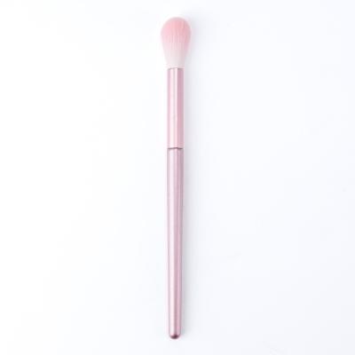 China Single Piece Pink Eye Makeup Blending Brush 15g Customized Ferrule for sale