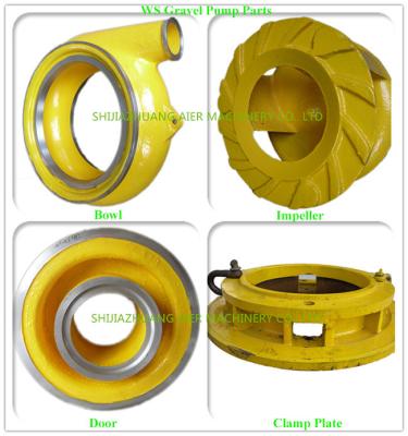 China Cast Process Suction Dredge Pump Dredge Pump Parts OEM / ODM Available for sale
