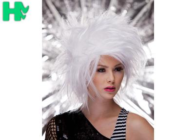 China Heat Resistant Clown Synthetic Cosplay Wigs Colored Explosive Head For Party for sale