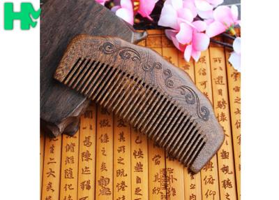 China High - End Hairdressing Wooden Beard Comb Anti - Static Solid Wood Carving Mushu for sale