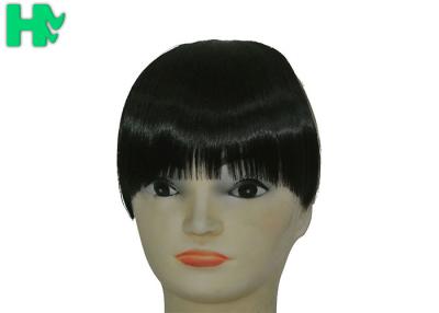 China Short Straight High Temperature Synthetic Fringe With Headband Easy Clip On Side for sale
