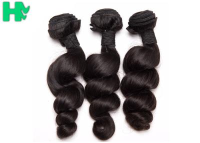 China Macio preto das extensões naturais fracas peruanas do cabelo humano de Remy da onda & liso naturais à venda