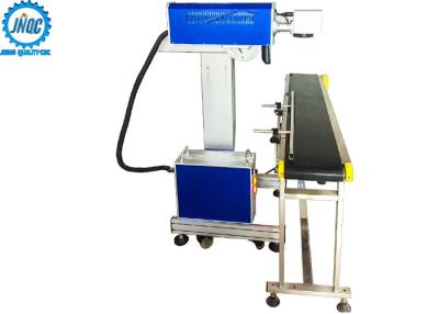 China Online Flying CO2 Laser Marking Engraving Machine For Batch / Mass for sale