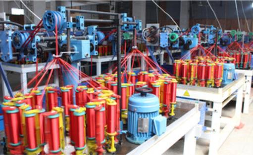 Aramid rope in glass tempering furnace application