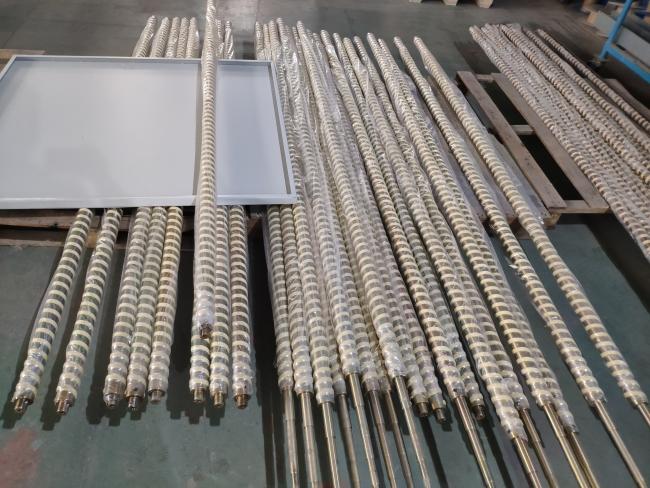 Aramid Rope installed on glass tempering furnace rollers