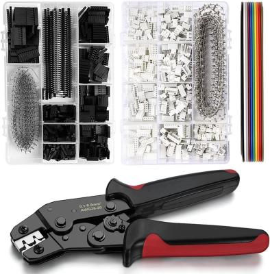 China Practical Multipurpose Cable Crimper Set , Portable Ratchet Crimping Tool Kit for sale