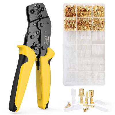 China Multifunctional Electrical Crimping Set , Automotive Crimping Tool For Pin Connectors for sale