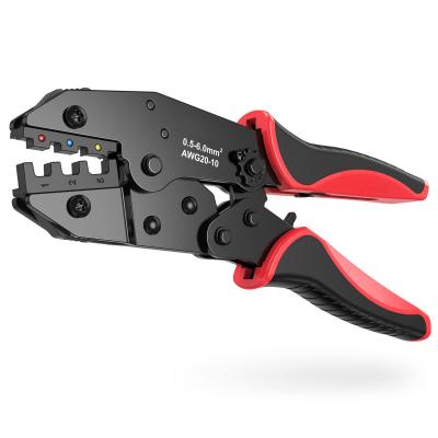 China Multicolor Ratcheting Wire Terminal Crimper Durable With Ergonomic Handle for sale