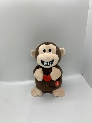 China Crawling & Walking Baby Toys 6 to 12 12-18 Month Musical Plush Monkey Light up Voice Control Dancing Infant Toys à venda