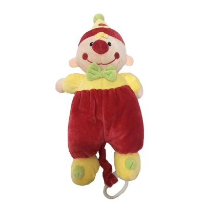 China Musical Doll 38CM 14.96IN Infant Plush Toys With Red Clown Play Function EMC for sale