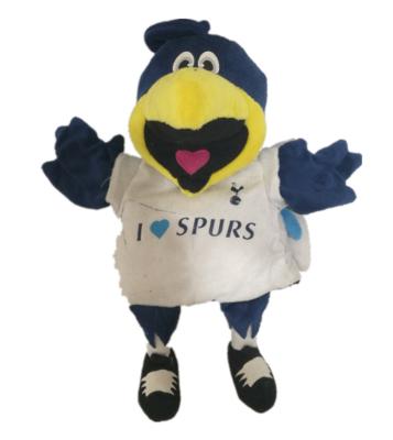 China 32cm Black Yellow 12.6in Souvenir Toy Tottenham Hotspur Mascot  For Cuddling for sale