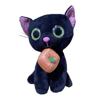 China Cat Halloween Stuffed Animal preta realística de fala 0.18M 7.09ft à venda