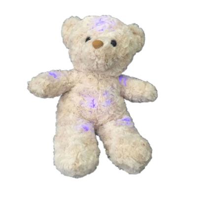 China 0.2M 7.87in Led Light Up Teddy Bear Stars Stuffed Animal That Lights Up Ceiling for sale