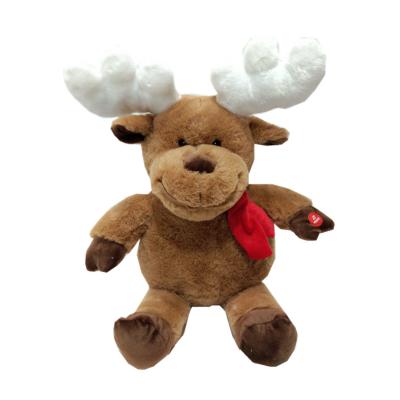 China 11.02in 0.28M Light Up Plush Stuffed Animal That Sings Jesus Loves Me With Star Lights for sale