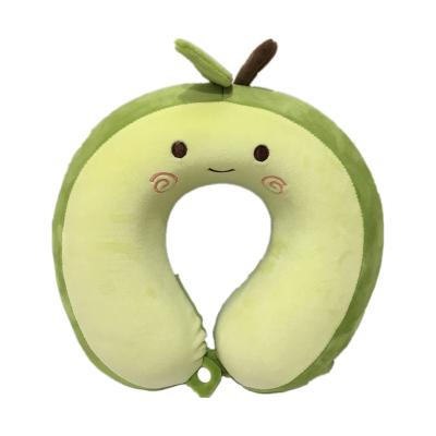 China 0.3m 11.81in U Shaped Pillow For Neck Pain Large Avocado Stuffed Animal Girlfriend Gift for sale