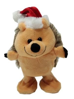 China Recording 15cm 0.49ft Large Walking Hedgehog Toy Stuffed Animal For Education for sale