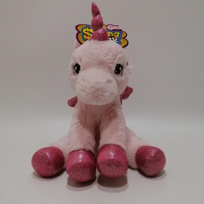 China Unicornio que se sienta del peluche del regalo del algodón del 100% PP en venta