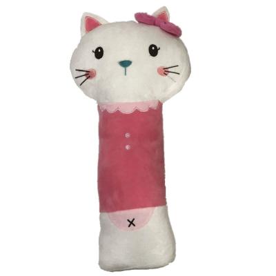 China Stuffed Adorable Kitty Cat Cushion Soft Plush Car Seat Pillow Toy In Relief Of Stress for sale
