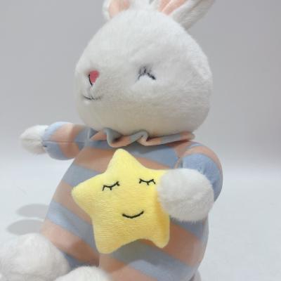 China 23CM Lovely Sitting Animal Rabbit Plush Toy For Kids for sale